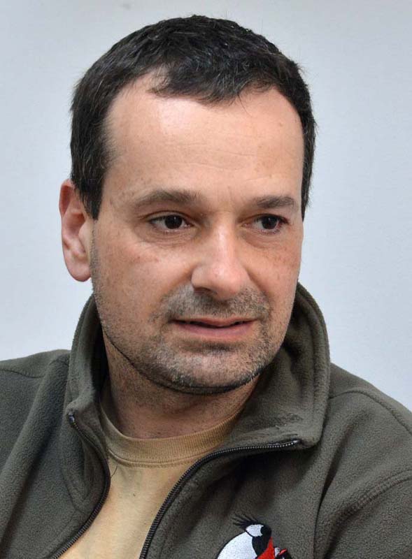 Nagy Attila, specialist în ornitologie şi angajat al asociaţiei Milvus Group