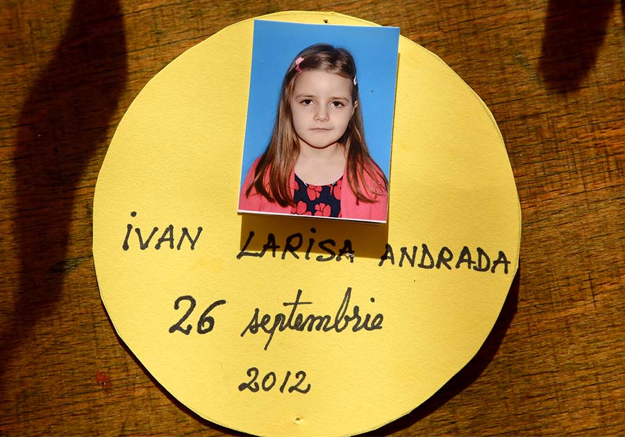 Larisa Ivan, fetița omorâtă de o poartă de fotbal în Dobrești