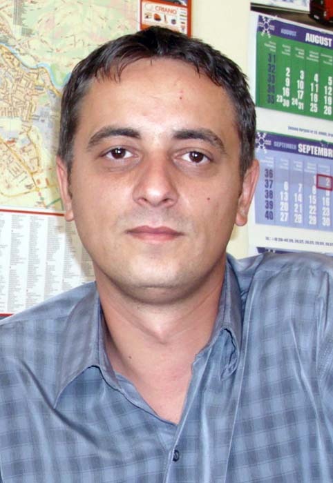 Cristian Ile, administratorul unei asociaţii de proprietari din strada Posada din Oradea