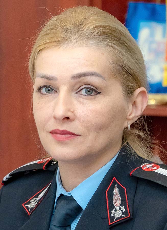 Camelia Roșca, purtătoarea de cuvânt a Inspectoratului pentru Situații de Urgență Crișana