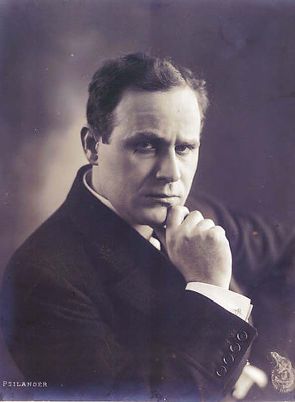 cel mai cunoscut actor european ddin 1914, danezul Valdemar Psilander
