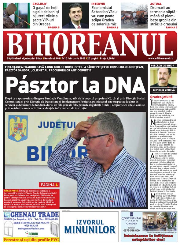 Pasztor la DNA, facsimil ziar