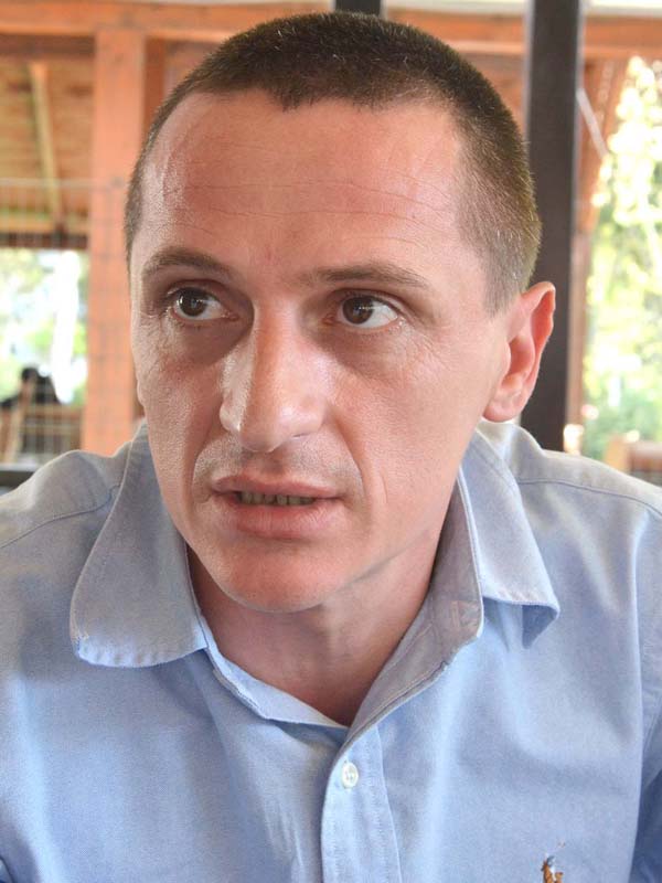 Alin Silaghi (foto), coproprietarul unui abator deschis anul acesta în Beiuş