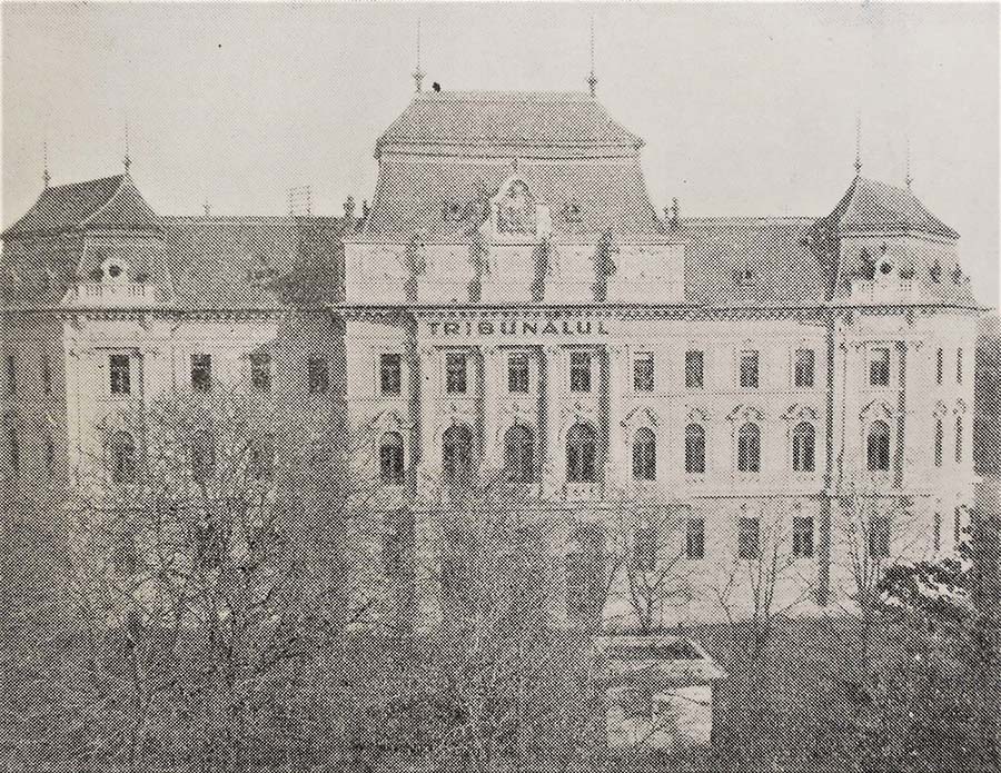 Palatul de Justiţie din Oradea în perioada interbelică