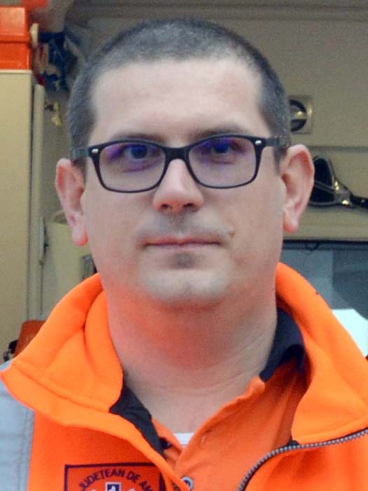Marius Florea, voluntar la Ambulanță