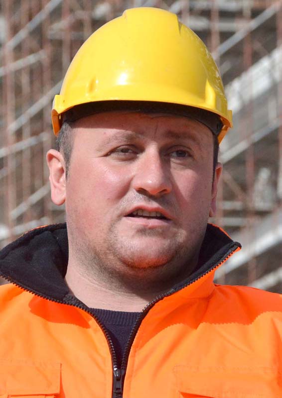 Silviu Matiuţa, şef de şantier