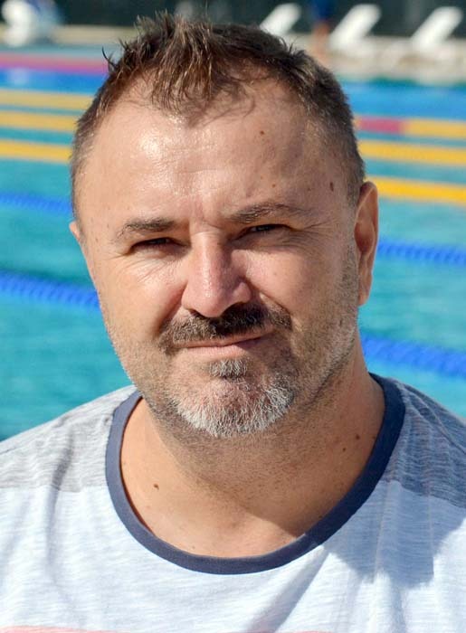 Remus Oros, antrenor înot la CSM 