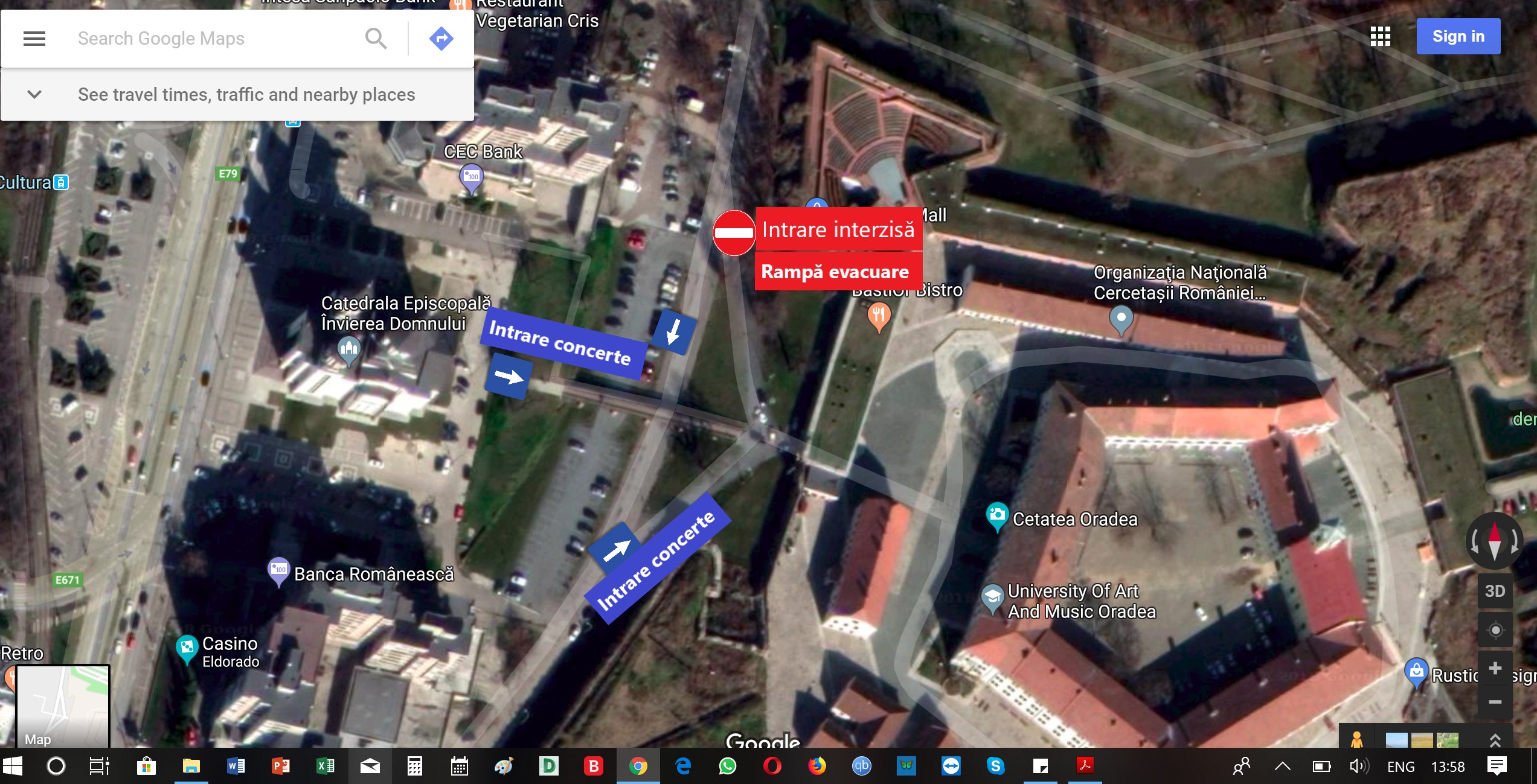 Acces Toamna Orădeană în Cetatea Oradea
