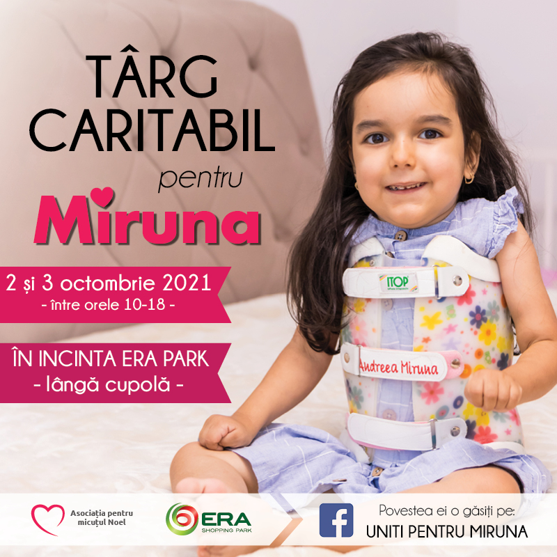 târg caritabil ERA Park Oradea, pentru Miruna