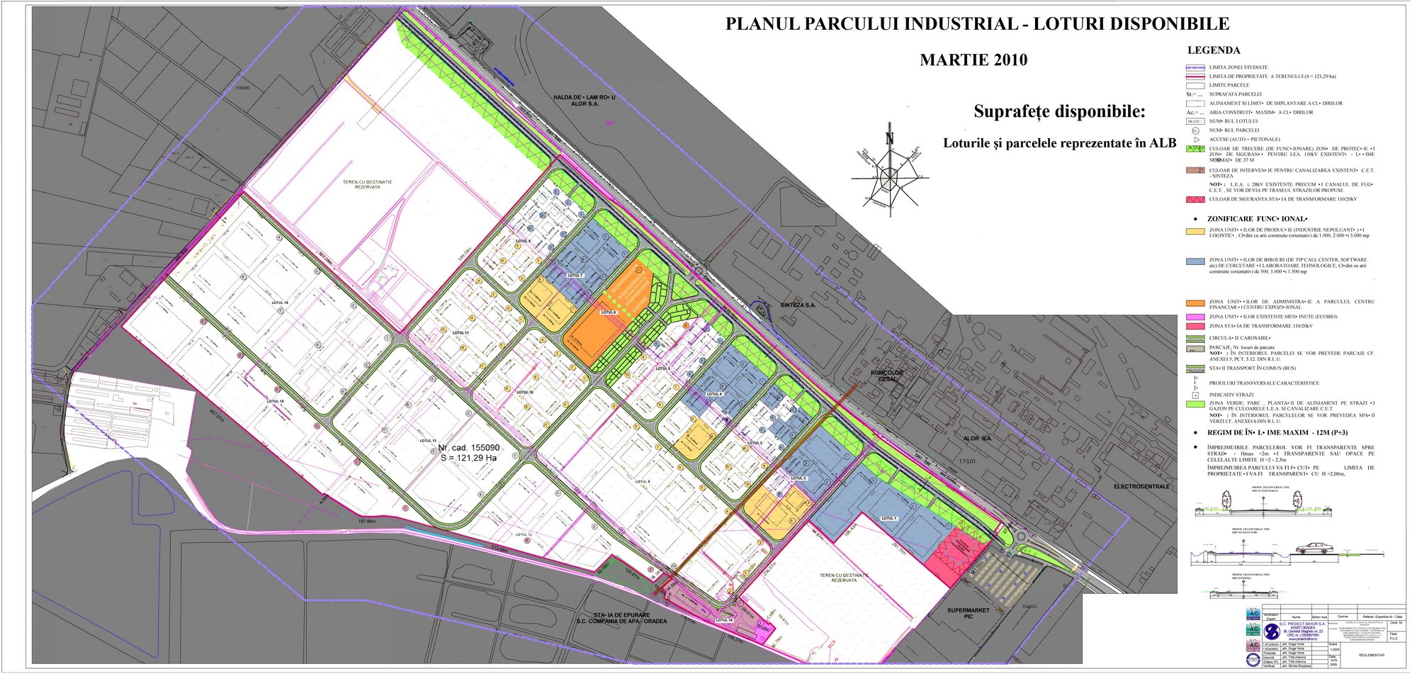 Planul parcului Industrial-Parcele disponibile  copy.jpg