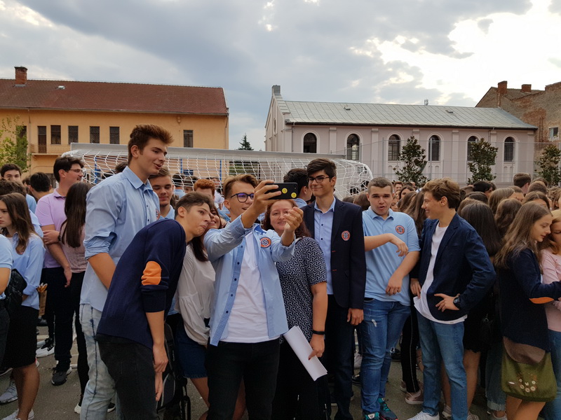 Selfie la Colegiul Gojdu