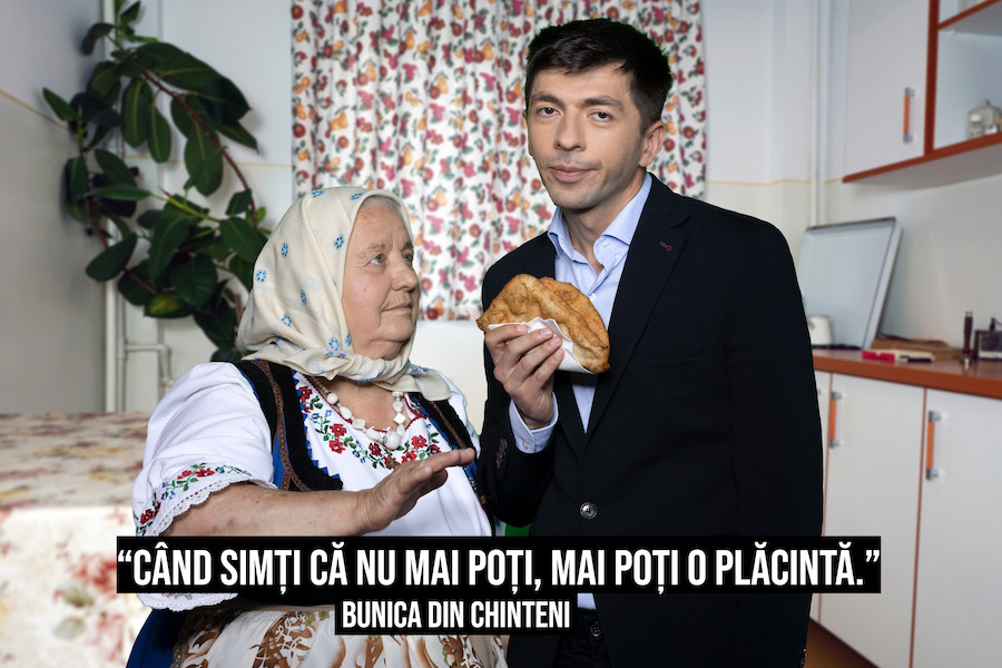 Mircea Bravo şi bunica