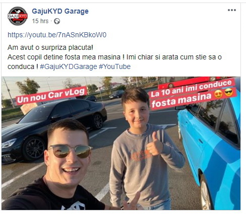 Postare Facebook GajuKyd