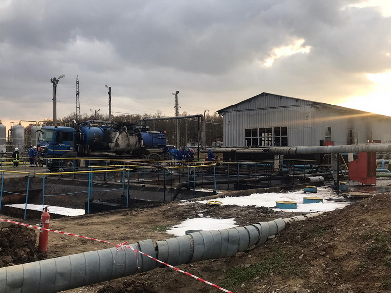Incendiu depozit Petreu