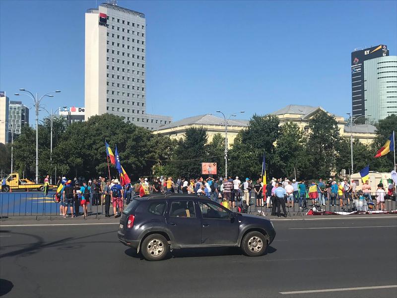 miting Diaspora în București. Sursa foto: Hotnews.ro