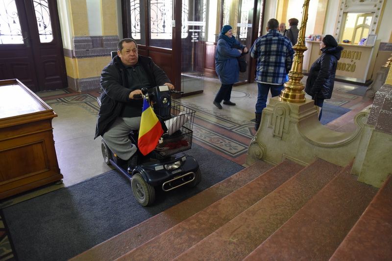 Dorin Langa, orădean cu dizabilităţi